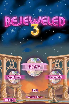 Bejeweled 3 (USA) screen shot title